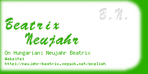 beatrix neujahr business card